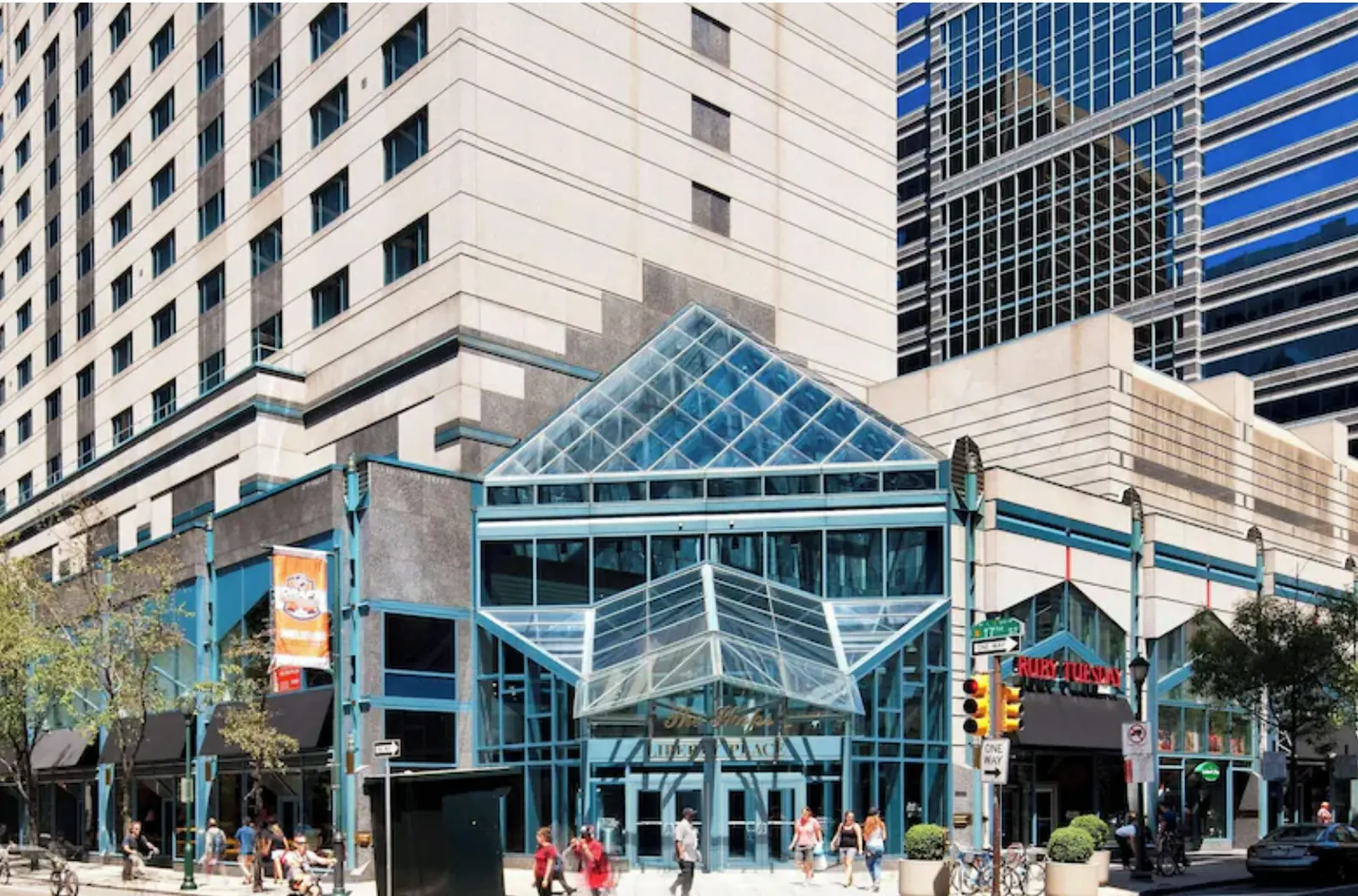 The Westin Philadelphia, a modern high-rise hotel in Center City.